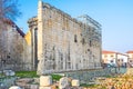 The Temple of Augustus and Rome Royalty Free Stock Photo