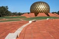 Temple in Auroville, India Royalty Free Stock Photo