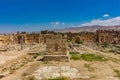 Temple of Bacchus romans ruins Baalbek Beeka Lebanon Royalty Free Stock Photo