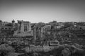 Temple of baco. Ruins of Baalbek. Ancient city of Phenicia located in the Beca valley in Lebanon. Acropolis with Roman remains Royalty Free Stock Photo