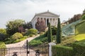 Temple in Bahai Garden in Haifa Royalty Free Stock Photo