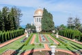 Temple in Bahai Garden in Haifa Royalty Free Stock Photo