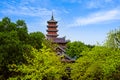 Temple in Bai Dinh, Ninh Binh province, Vietnam. Royalty Free Stock Photo