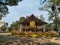 Temple inPra That Bang Phuan temple in Nong Khai province of Thailand. Royalty Free Stock Photo