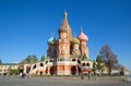 Temple of Basil the blessed in Moscow, Russia