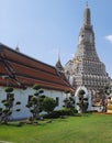 Temple with beautiful carved patterns, Wat Arun
