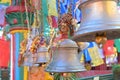Temple bells at entrance to the Mahakal Temple, Darjeeling