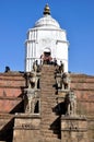 Temple at Bhaktapur Durbar Square Royalty Free Stock Photo