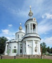 Temple of the Blachernitissa Icon in Kuzminki, Moscow Royalty Free Stock Photo