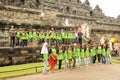 The temple of Borobudur on Java, Indonesia Royalty Free Stock Photo
