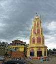 Temple building of Mamledar Mandir on river ghat area of Nashik