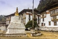 Temple in Bumthang Royalty Free Stock Photo