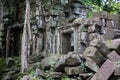 temple in Cambodia view in the afternoon, forming a perfect scenario for the Tomb Raider movie . Cambodia on August 8, 2017