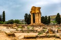 The Temple Of Castor And Pollux, Archaeological Park In Agrigento
