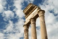 Temple of Castor & Pollux at Roman Forum, Rome Royalty Free Stock Photo