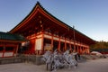 Temple in the centre of Kyoto Japan Royalty Free Stock Photo
