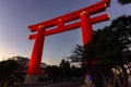 Temple in the centre of Kyoto Japan Royalty Free Stock Photo