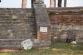 Temple Of Ceres in The Ancient Roman Port of Ostia Antica, Province of Rome, Lazio, Italy