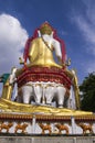 Temple on the Chao Praya River bangkok Thailand Royalty Free Stock Photo