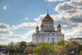 Temple of Christ the Savior in Moscow Royalty Free Stock Photo