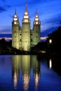 Temple of The Church of Jesus Christ of Latter-day Saints reflec