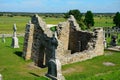 Temple of Ciaran, Clonmacnoise, Ireland Royalty Free Stock Photo