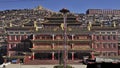 Temple in the college of Buddhism in seda country