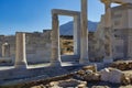 Temple colums in Naxos Royalty Free Stock Photo