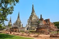 Temple complex in the Ayuttaya Historical Park