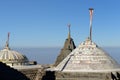 Temple complex on the holy Girnar top in Gujarat Royalty Free Stock Photo