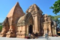 The temple complex Po Nagar, Ponagar Cham tower. Nha Trang. Vietnam Royalty Free Stock Photo