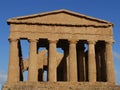 Temple of Concord, Valle dei Templi, Agrigento, Sicily, Italy Royalty Free Stock Photo