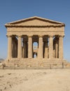 Temple of concord valley of the Temples agrigento sicily Italy europe