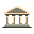 Temple of Concordia at Agrigento, Italy icon Royalty Free Stock Photo