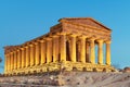 Temple of Concordia in Agrigento, Sicily, Italy Royalty Free Stock Photo