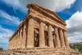 The Temple of Concordia, an ancient Greek Temple in Agrigento, Sicily Royalty Free Stock Photo