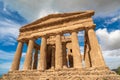 Temple of Concordia an ancient Greek Temple in the Valley of the Temples, Agrigento, Sicily, Italy Royalty Free Stock Photo