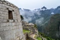 The Temple of the Condor, a ceremonial building at Machu Picchu, an ancient Inca archaeological site near Cusco, Peru Royalty Free Stock Photo