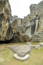 Temple of the Condor in Machu Picchu, Peru. It is UNESCO World Heritage Site from 1983 Royalty Free Stock Photo