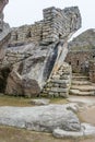 Temple of the Condor, in Machu Picchu in Peru. Royalty Free Stock Photo