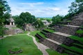 Temple of cross in Palenque archaeological site in Mexico Royalty Free Stock Photo