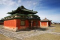 The temple of the Dalai Lama in Erdene Zuu Monastery, Orkhon Valley Cultural Landscape World Heritage Site, Karakorum Mongolia