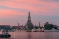 Temple of Dawn, Wat Arun in Bangkok at sunrise Royalty Free Stock Photo