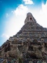 The Temple of Dawn Wat Arun and blue sky in Bangkok, Thailand Royalty Free Stock Photo