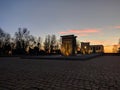 Temple of Debod an ancient Egyptian temple, Madrid Royalty Free Stock Photo