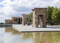 The Temple of Debod, an ancient Egyptian temple which was rebuilt in Madrid