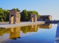 Temple of Debod in Madrid Royalty Free Stock Photo