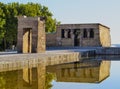 Temple of Debod in Madrid Royalty Free Stock Photo