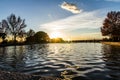 Temple Debod in Madrid Royalty Free Stock Photo