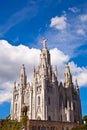 The Temple del Sagrat Cor (Church of the Sacred Heart). Barcelona. Spain. Royalty Free Stock Photo